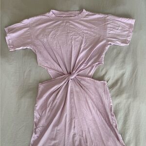 L*Space Light Purple T-Shirt Dress